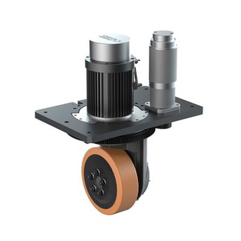 Vertikāls piedziņas ritenis ar stūrēšanu